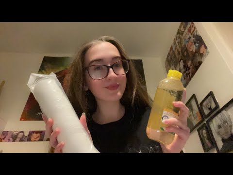 Cleaning your face!! ASMR