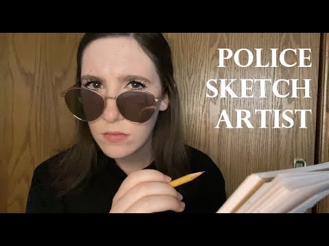 {ASMR} Police Sketch Artist Roleplay (comedic)