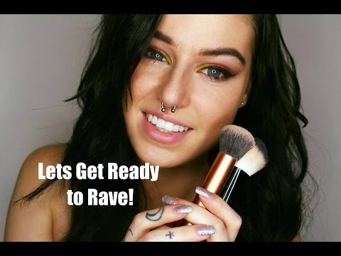 ASMR Get Ready with me! Rave edition