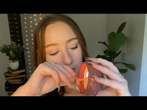 asmr doing your makeup (slower triggers, comforting personal attention, layered sounds)