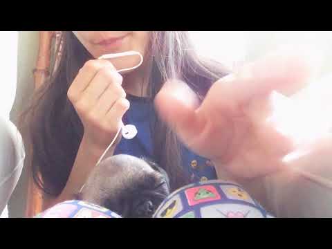 ASMR - With my puppy 🐶 // popping sounds🍬