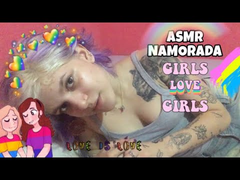 NAMORADA CARINHOSA - ASMR ROLEPLAY (LESBIAN VERSION)