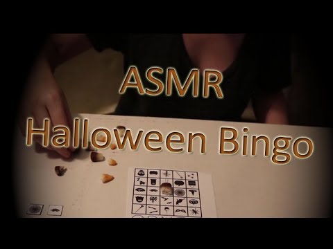 ASMR - Halloween Bingo - Soft Talking, Paper, Some Eating