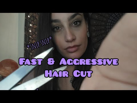 ASMR Fast & Aggressive Hair Cut ✂️ | Roleplay, Personal Attention