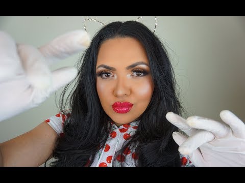 ASMR Luvas Latex e Sussurros Latex Gloves and Whispers in Portuguese