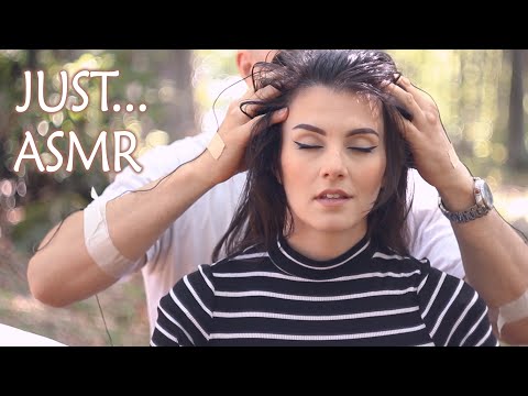 Sleep in the Woods ASMR, Relaxing Head, Neck and Shoulders Massage and Tapping
