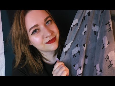 𝓐•𝓢•𝓜•𝓡 - My little scarf collection (lots of fabric sounds + almost no talking)