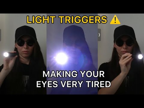 [ASMR] ⚠️ BRIGHT LIGHT TRIGGERS Making Your Eyes VERY SLEEPY 😴
