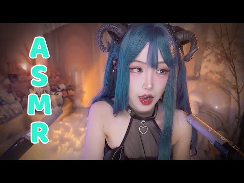 ASMR | Blue haired girls Cosplay #asmr