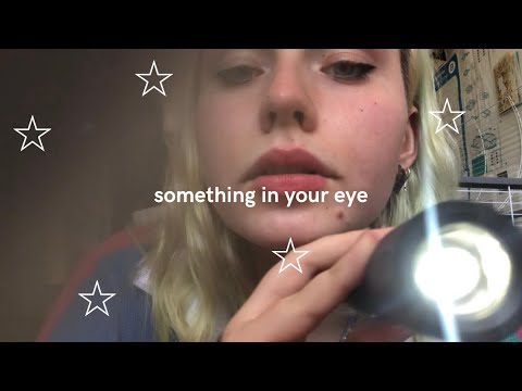 lofi asmr! [subtitled] something in your eye!