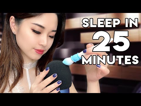 [ASMR] Guaranteed Sleep in 25 Minutes ~ Midnight Triggers