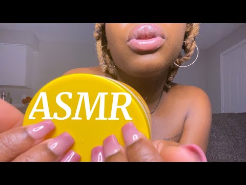 ASMR Slow & Soft Mouth Sounds with Tapping