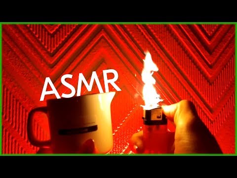 [ASMR] Relaxing Triggers - Hot Oil Massage, Lighter & Wall Scratching