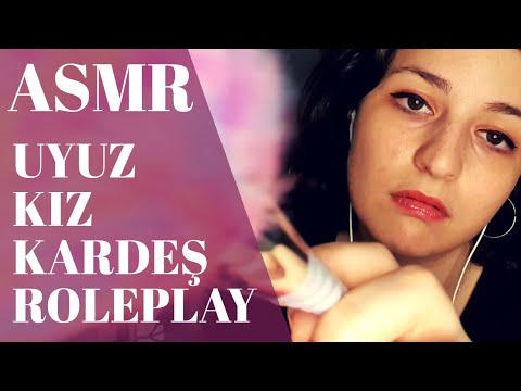 Uyuz Kız Kardeşin Sana Makyaj Yapıyor 😈 | ASMR Türkçe Roleplay | Sakız Çiğneme
