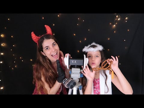 ASMR 3Dio: Anjinho e Diabinho nas suas orelhas! Feat. Luiza aro top