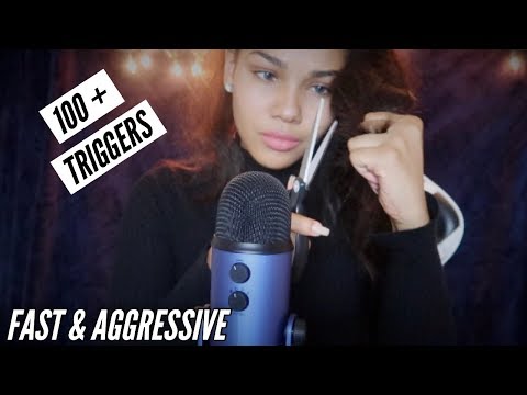 ASMR | OVER 100 TRIGGERS | FAST & AGGRESSIVE WITH MOUTH SOUNDS✨