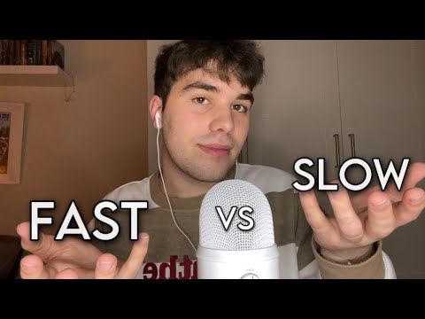 ASMR FAST vs SLOW / RÁPIDO VS LENTO para DORMIR PROFUNDO