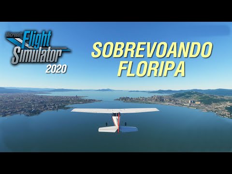 ASMR SOBREVOANDO FLORIANÓPOLIS - Flight Simulator 2020 gameplay