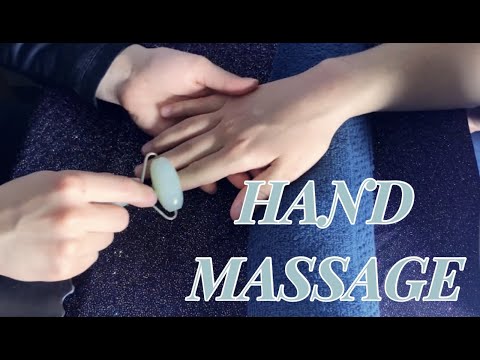 Hand Massage ASMR ⭐️ Jade Rolling, Muscle Scraping, Aromatherapy ⭐️
