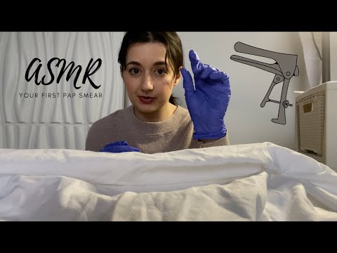 ASMR| Big Sister Does Your First PAP Smear! | (OBGYN H&P, gloves, speculum, brushes -Soft Spoken)
