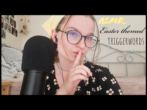 Easter themed trigger words + visual tracing | Praliene ASMR 🍫