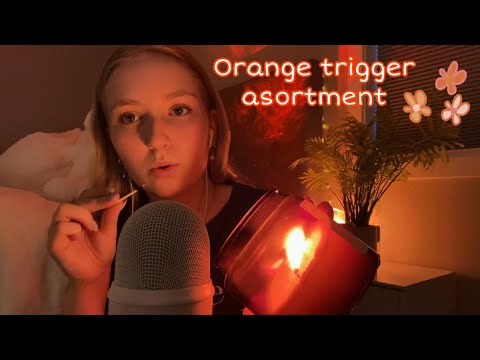 orange trigger assortment ASMR 🧡