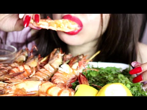 King Prawns Eating Sounds ASMR 목방