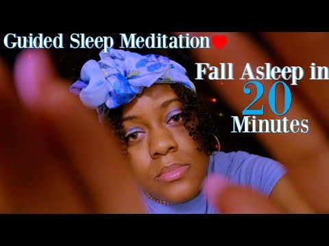 ASMR | Guided Meditation for Sleep + Visual Relaxation (Close Whisper + Personal Attention) ♡