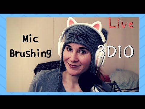 Live ASMR #25 - Mic Brushing (lo-fi, mid-fi, hi-fi) & Randoom Stuff