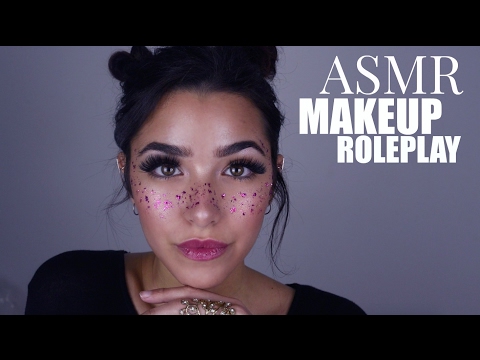 ASMR Doing Your Makeup (Personal attention, Cottons, Cream sounds, Face Brushing, Face Touching...)