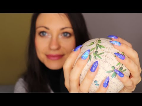 [ASMR] Deutsch/German ~ FAST vs SLOW Tapping with LONG FAKE NAILS