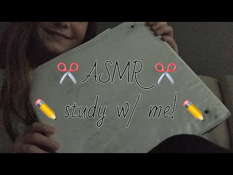 asmr~ best friend study’s with you roleplay! so fun and tingly!!!