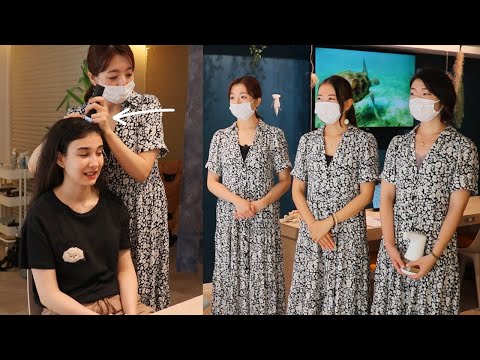 I tried SPECIAL Hand massage + Scalp Cleaning in Japan, Soft Spoken (asmr)