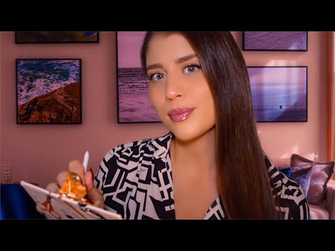 ASMR Roleplay | Therapist Asks You Thoughtful Personal Questions (Writing Sounds)