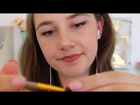 ASMR - Doing Your Eyebrows ♡ High School Best Friend Roleplay