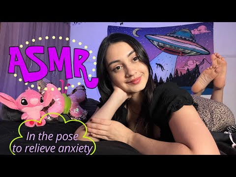 ASMR IN THE POSE TO RELIEVE ANXIETY (FEET) | SPANISH VERSION ✨😴 | PART 2 IN ONLYFANS AND FANSLY🤫