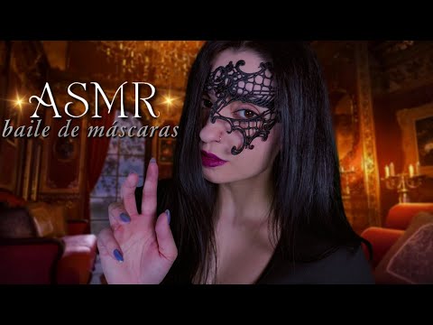 ASMR Mujer misteriosa TE SALVA en el BAILE DE MÁSCARAS 🎭 ASMR Roleplay