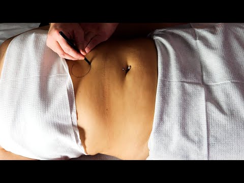 [ASMR] Belly Exam & Drawing Zen Energetic Diagnostic locations [British Male Whispering]