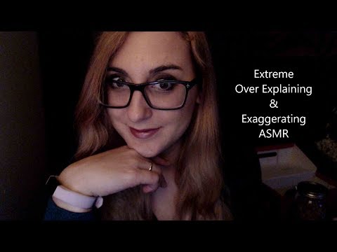 ASMR OVER EXPLAINING & EXAGGERATING Simple Tasks ~ Repeating Sentences, Words, & Mouth Sounds