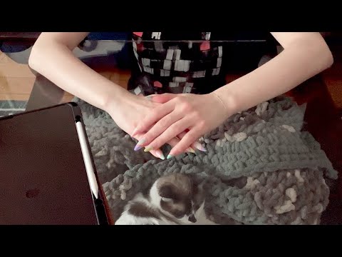 ASMR Glass Table + iPad Tapping (no talking, lofi)