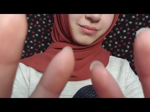 ASMR | FAST HAND MOVEMENTS (plucking, inaudible whispering, mouth sounds)