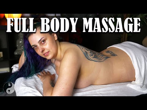 ASMR FULL BODY MASSAGE FOR Kitty Caz with Soothing Music