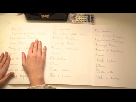 ASMR Reading Sentences in Catalan, French and Spanish | Whispering