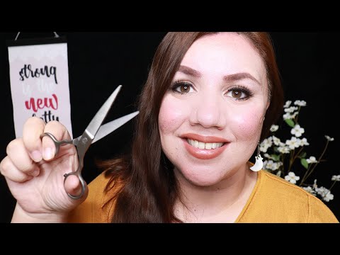 ASMR Makeup and Face Touching Roleplay