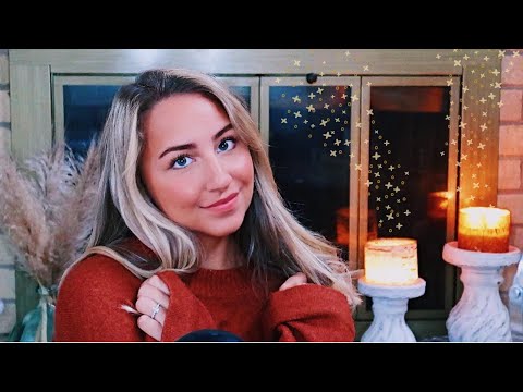 ASMR GRWM *NO TALKING* doing my makeup! cozy for fall 🍁🕯
