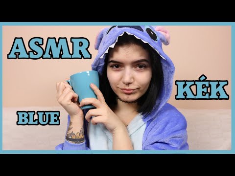 (Magyar ASMR) Blue Triggers - Kék hangok - Tapping - Scratching