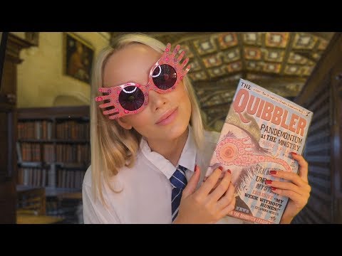ASMR Studying With Luna Lovegood (Care Of Magical Creatures) Harry Potter Roleplay | GwenGwiz
