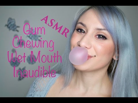 ASMR Mouth Sounds * Gum Chewing * Inaudible Whisper