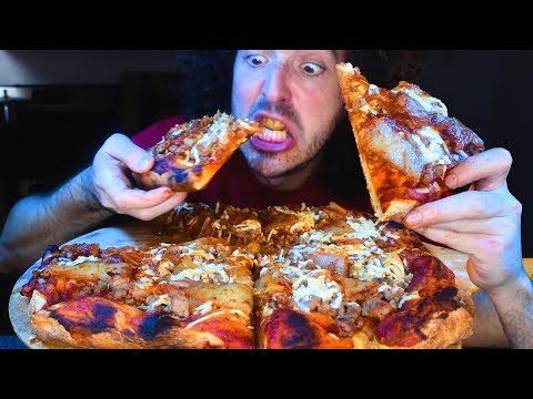 SPICY KOREAN PIZZA !  * ASMR NO TALKING * | Nomnomsammieboy