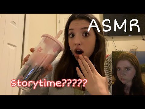 ASMR boba and storytime (how i met caroline)